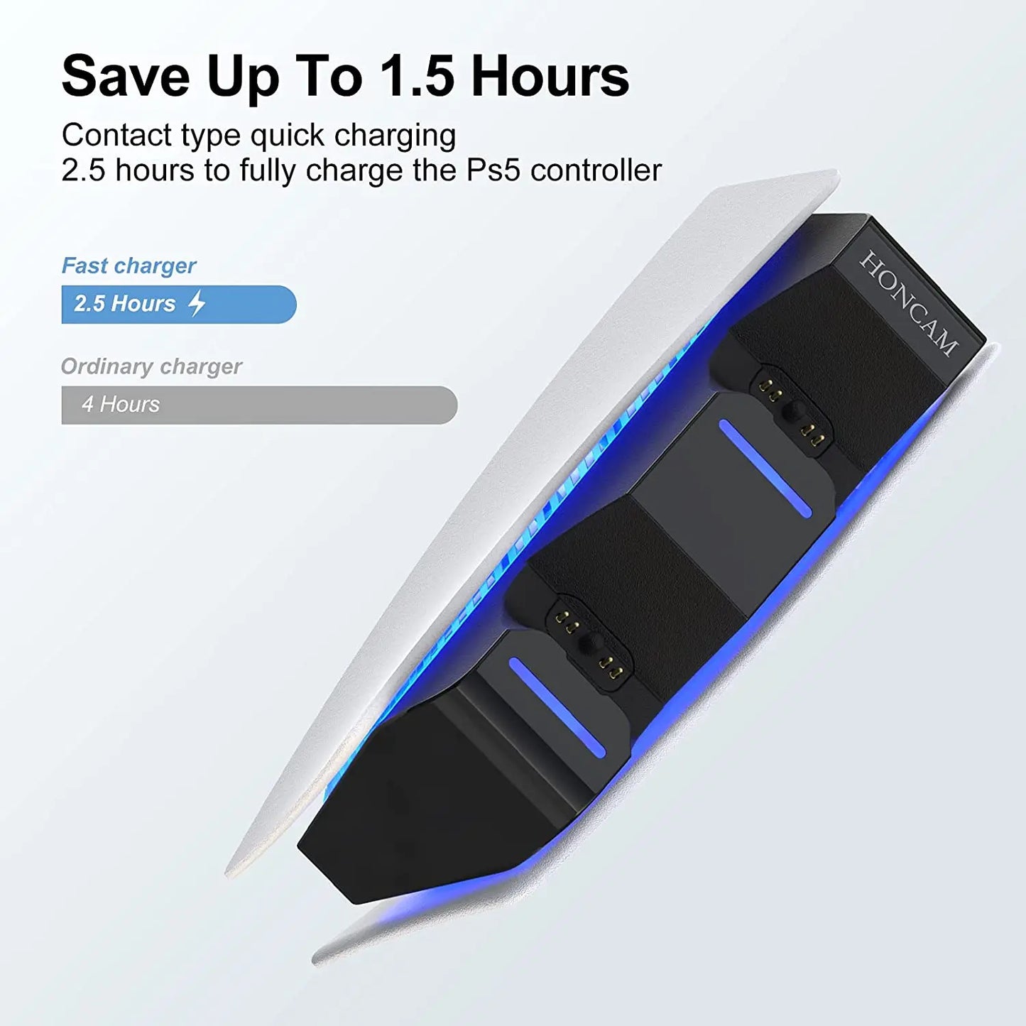 for PS5 Type-C DualSense Charging Station Dual Charging Dock Charger Stand for PlayStation 5 DualSense Wireless Game Controller - Fortunato Store