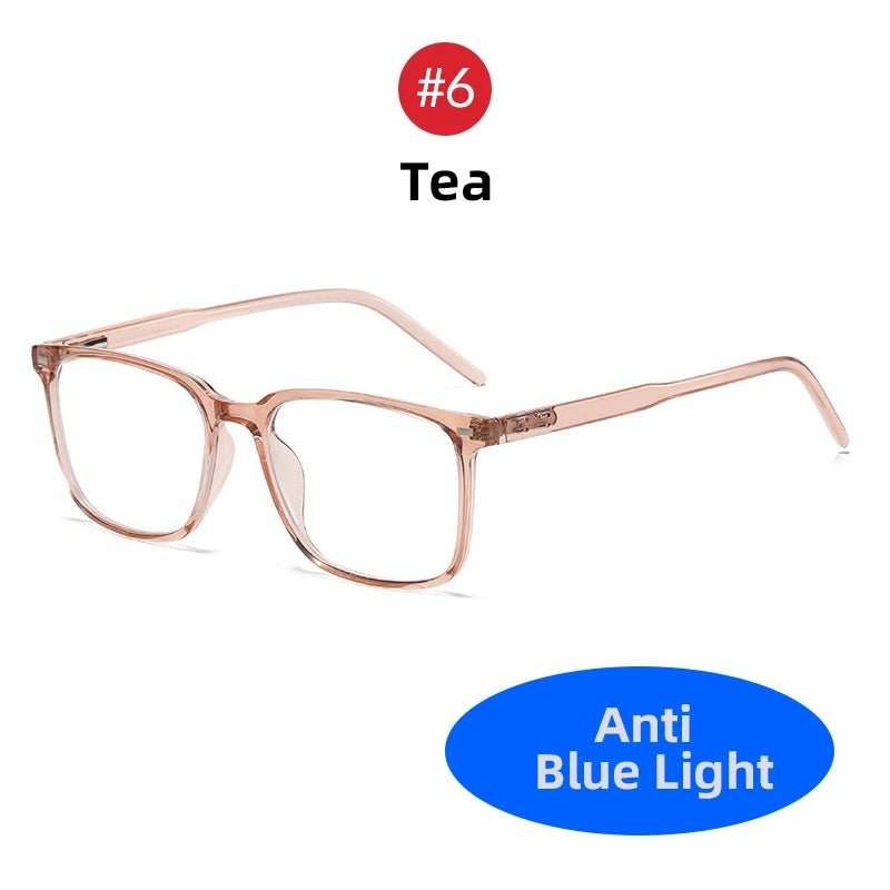 Blue Light Blocking Glasses – Rectangle Gaming & Office Eyewear - Fortunato Store