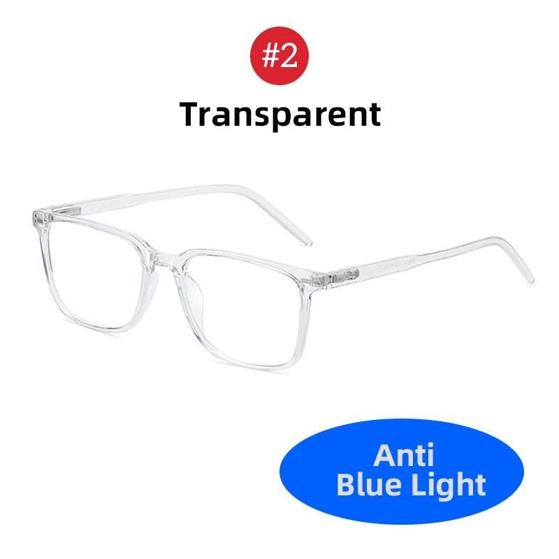 Blue Light Blocking Glasses – Rectangle Gaming & Office Eyewear - Fortunato Store