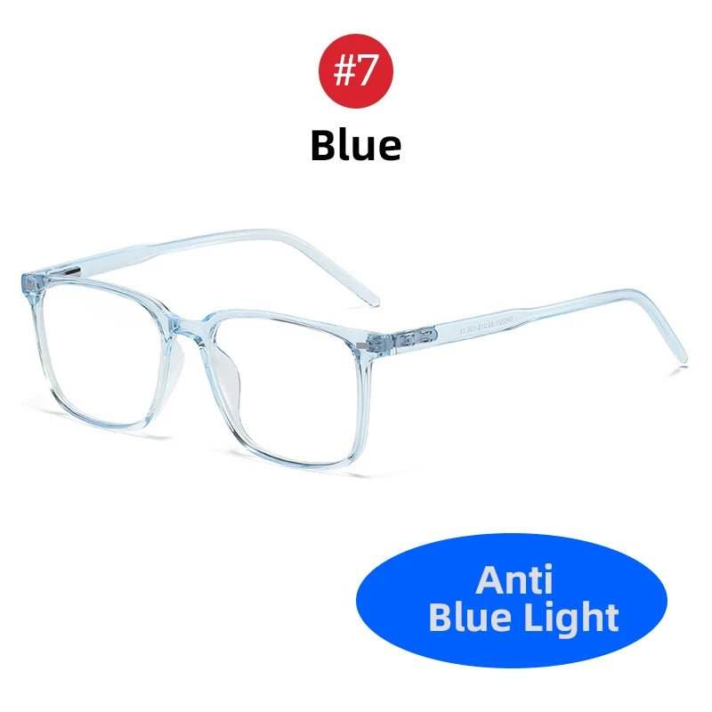 Blue Light Blocking Glasses – Rectangle Gaming & Office Eyewear - Fortunato Store