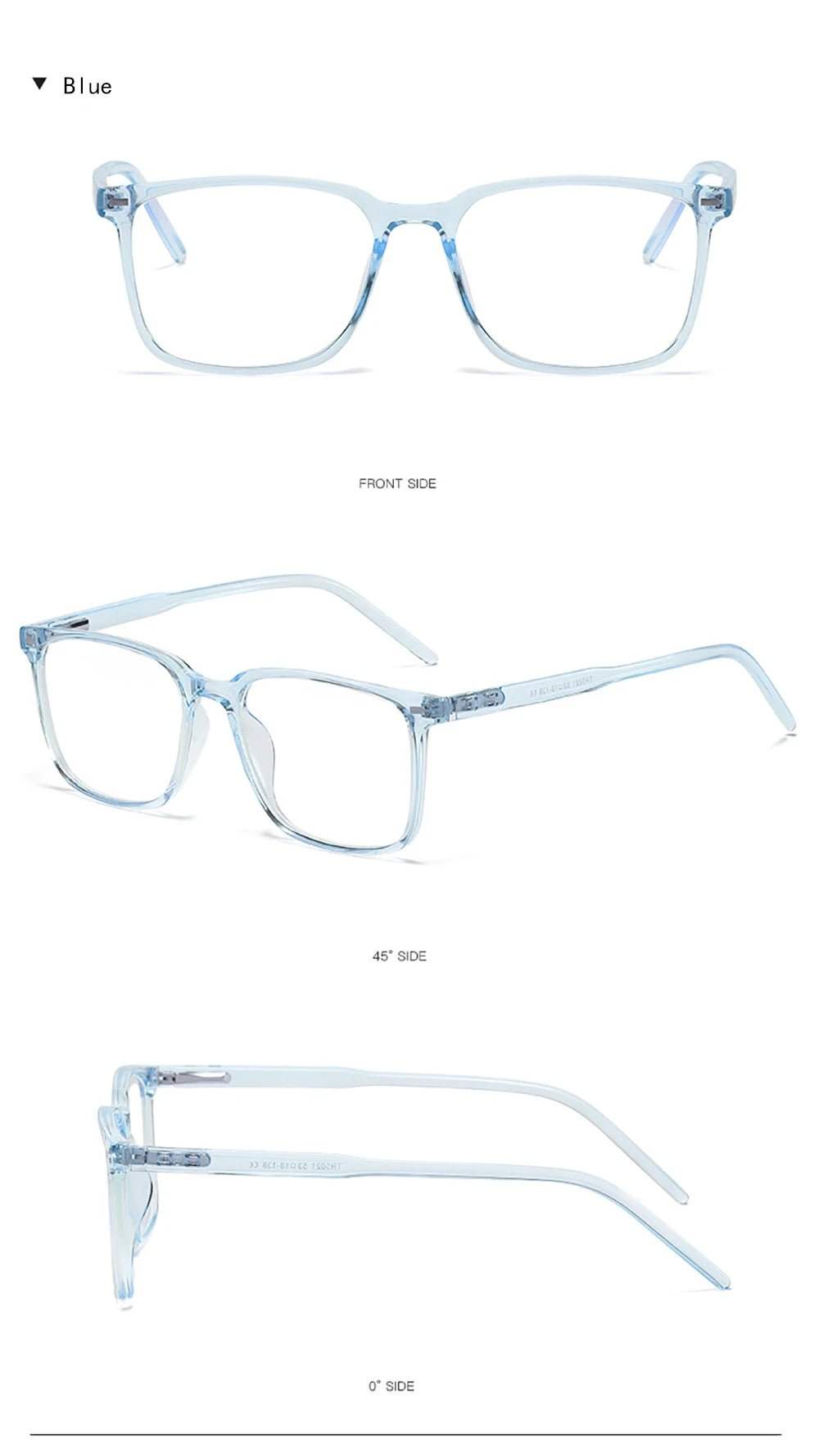 Blue Light Blocking Glasses – Rectangle Gaming & Office Eyewear - Fortunato Store