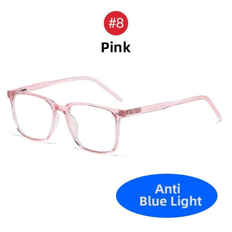 Blue Light Blocking Glasses – Rectangle Gaming & Office Eyewear - Fortunato Store