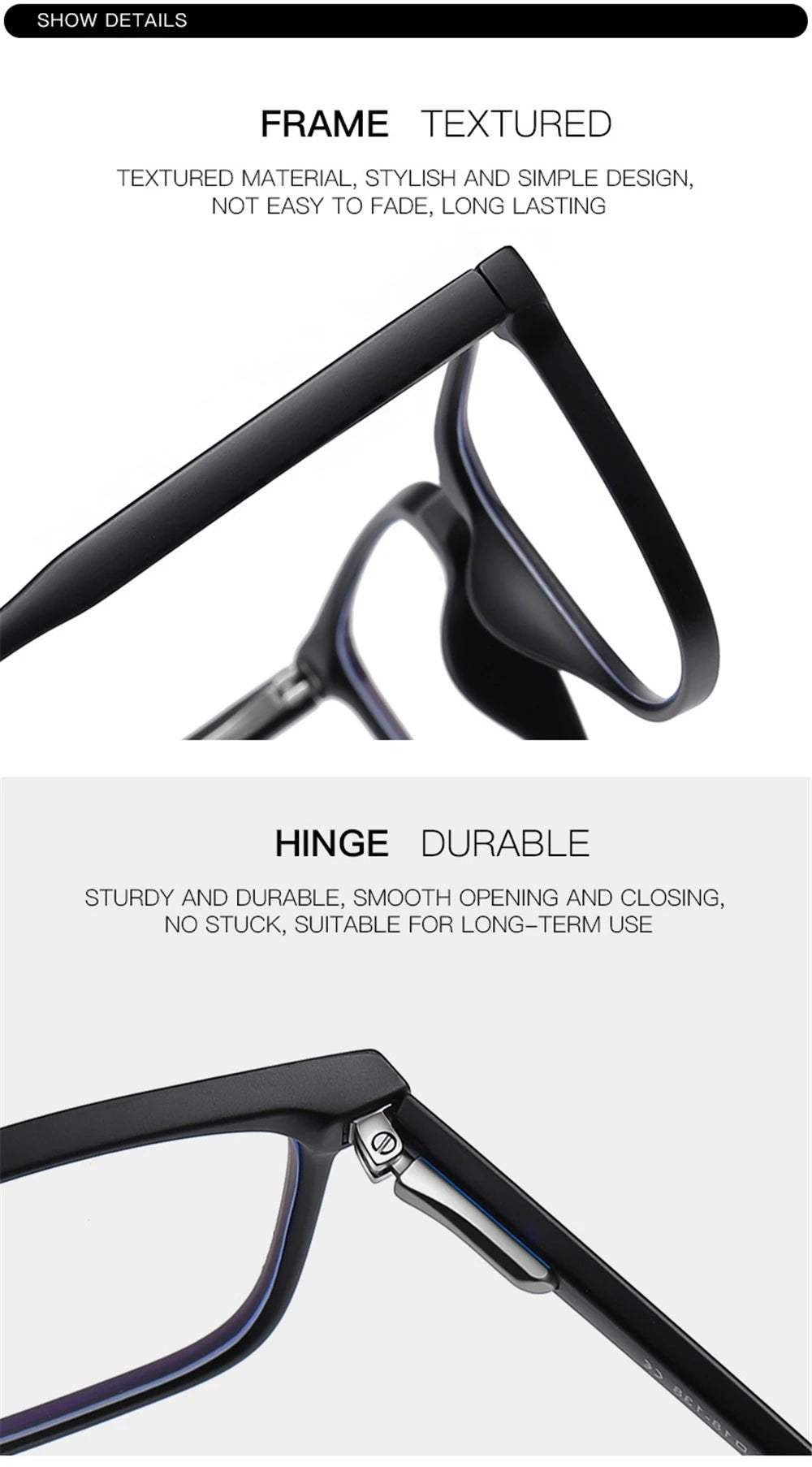 Blue Light Blocking Glasses – Rectangle Gaming & Office Eyewear - Fortunato Store