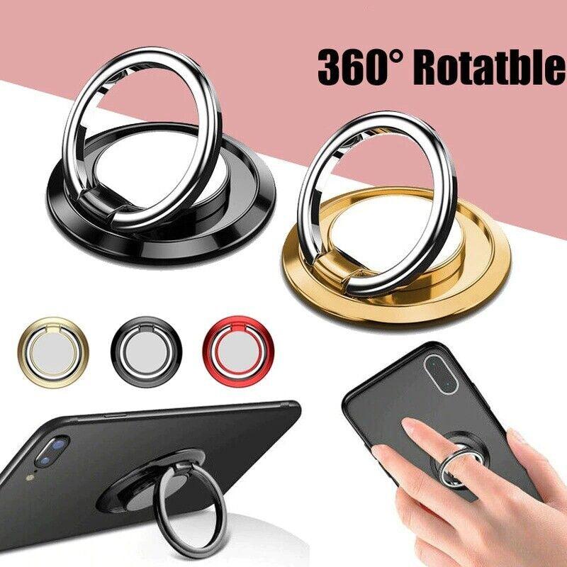 360 Finger Ring Phone Holder – Magnetic Mount Grip Stand - Fortunato Store