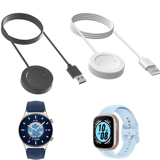 Smartwatch Dock Charger Adapter USB Charging Cable Power Charge Wire for Honor Watch 4 watch4/GS 3 GS3 Smart Accessories - Fortunato Store