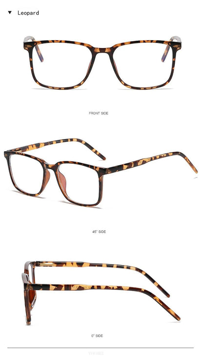 Blue Light Blocking Glasses – Rectangle Gaming & Office Eyewear - Fortunato Store