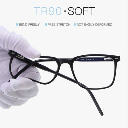 Blue Light Blocking Glasses – Rectangle Gaming & Office Eyewear - Fortunato Store