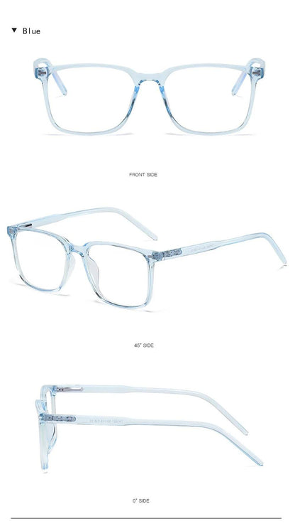 Blue Light Blocking Glasses – Rectangle Gaming & Office Eyewear - Fortunato Store