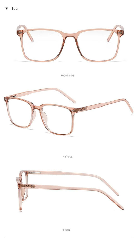 Blue Light Blocking Glasses – Rectangle Gaming & Office Eyewear - Fortunato Store