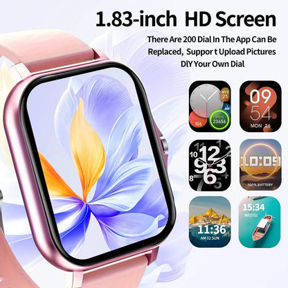 Smart Watch 1.83” – Call, Message & Fitness Tracker for Adults - Fortunato Store